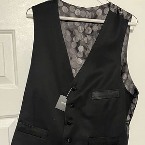 Black Tuxedo Vest